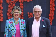 Prue Leith and John Playfair attend the National Portrait Gallery Re-Opening