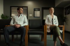 Colin Woodell as Xander Phillips and Willa Fitzgerald as Danny Simms in Episode 108 of Pulse