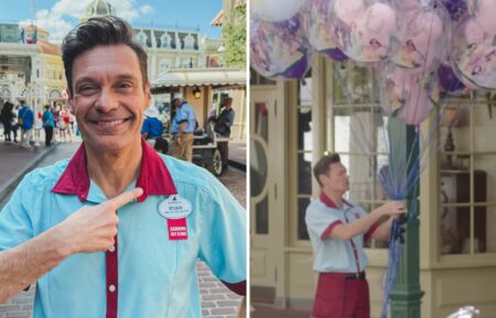 Ryan Seacrest in Walt Disney World as an honorary cast member