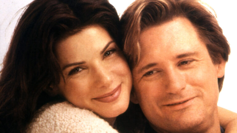 Sandra Bullock, Bill Pullman in 'While You Were Sleeping'