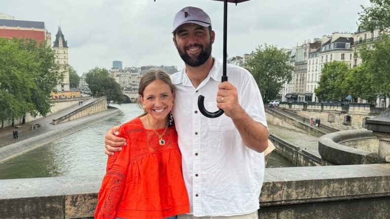 Scottie Scheffler and his wife Meredith