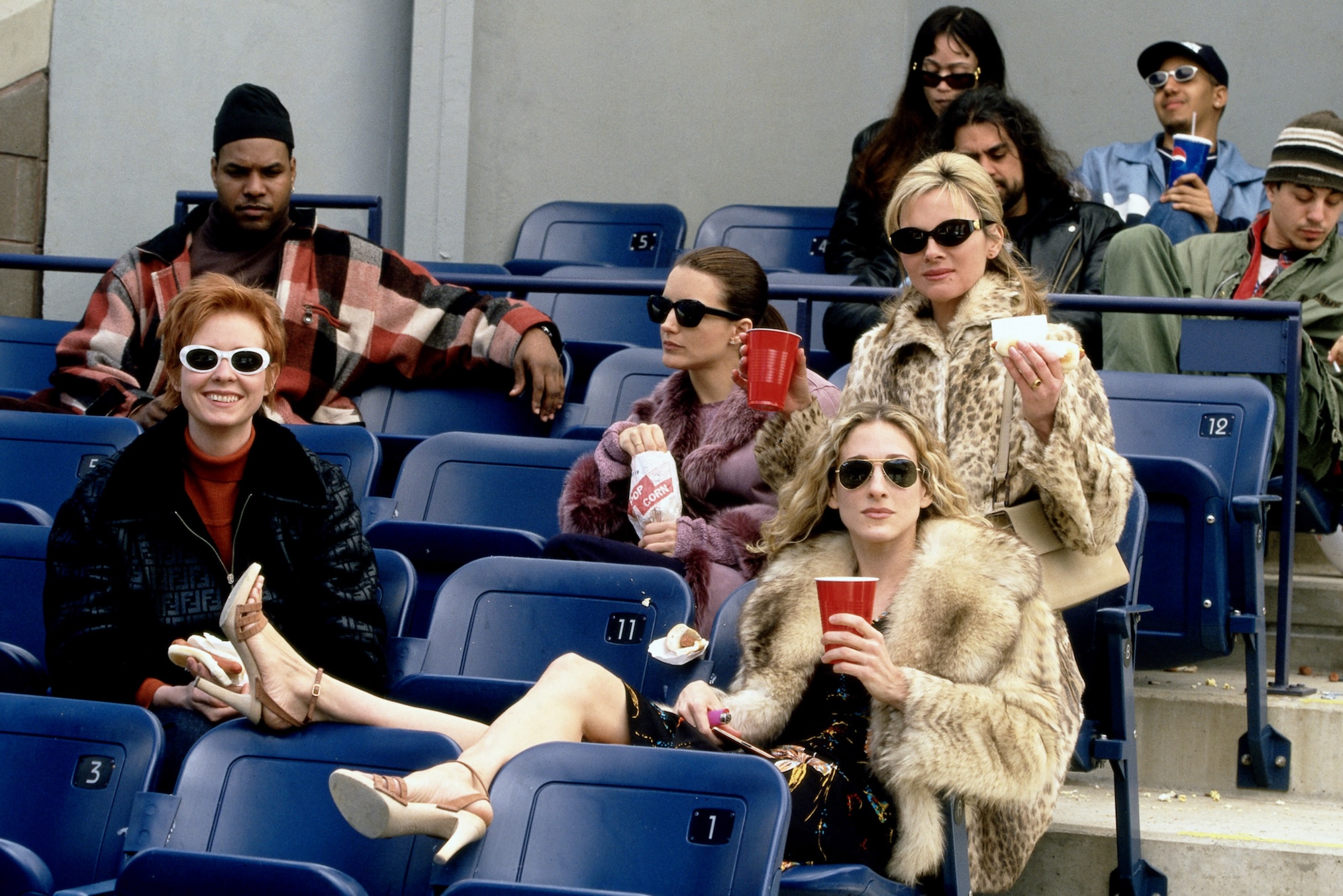 Cynthia Nixon, Kristin Davis, Sarah Jessica Parker, Kim Cattrall in 'Sex and the City' Season 2