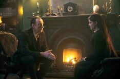 David Thewlis as Sherlock Holmes and Blu Hunt as Amelia — 'Sherlock & Daughter'