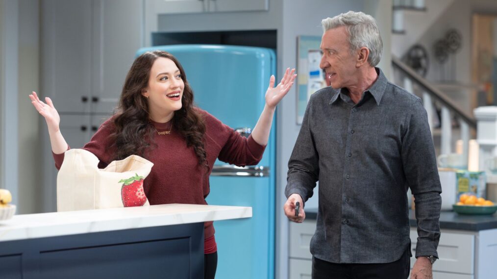 Kat Dennings and Tim Allen in Shifting Gears