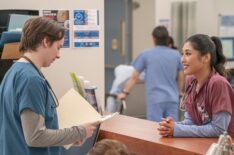 Mekki Leeper and Kahyun Kim in 'St. Denis Medical'