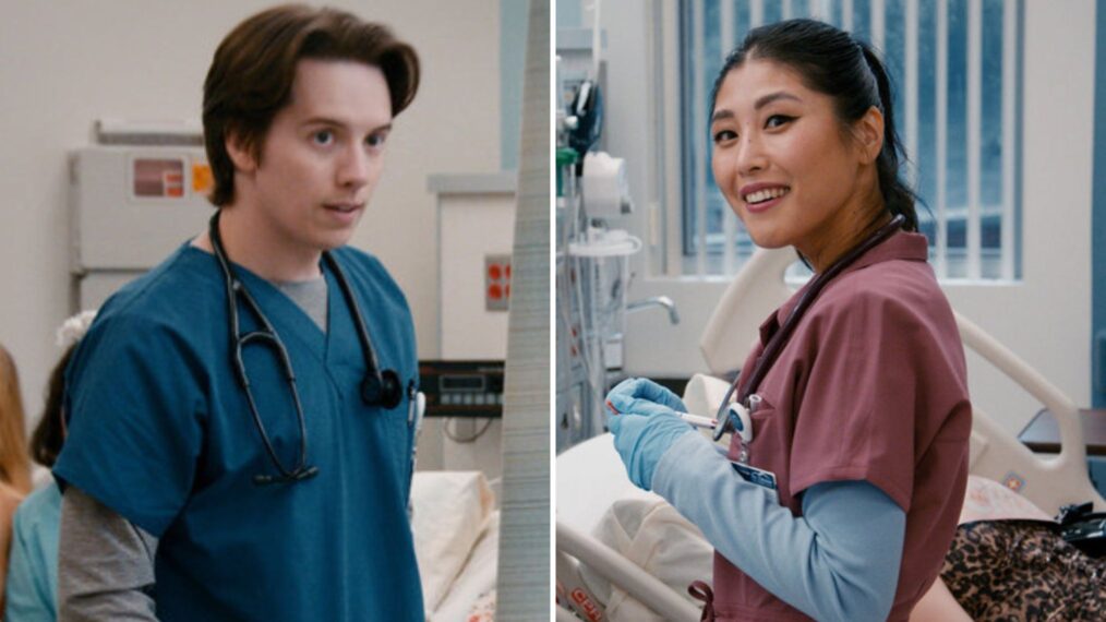 Mekki Leeper and Kahyun Kim in 'St. Denis Medical'