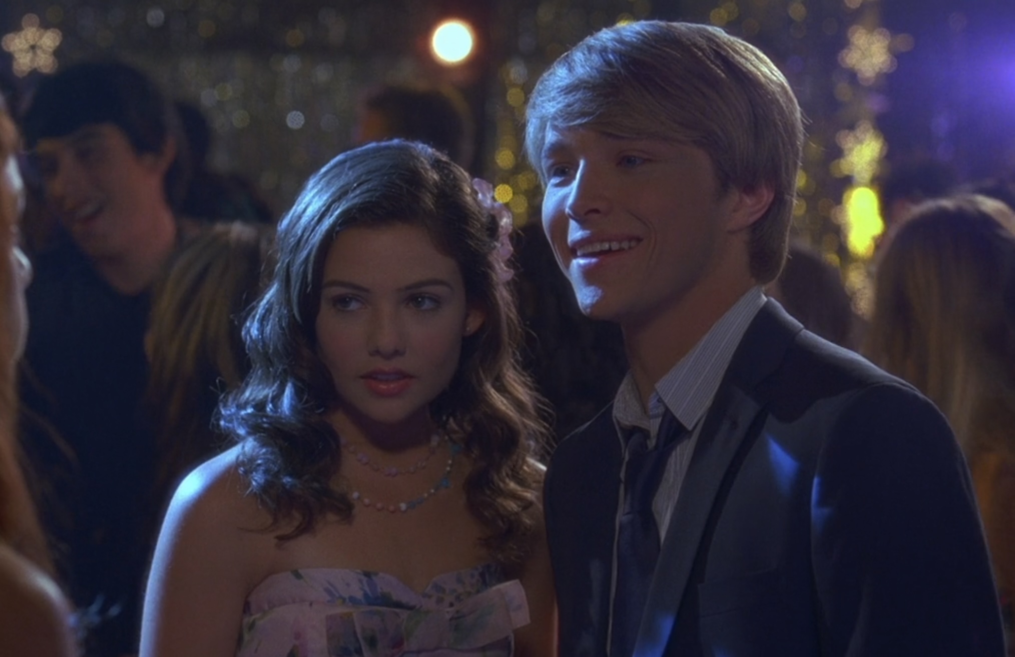 Danielle Campbell and Sterling Knight in 'Starstruck'