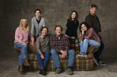 Lecy Goranson, Ames McNamara, Laurie Metcalf, John Goodman, Emma Kenney, Sara Gilbert, and Jay R. Ferguson for 'The Conners'