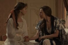 Taissa Farmiga and Carrie Coon in 'The Gilded Age' Season 3, Episode 1