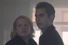 Elisabeth Moss as June and Max Minghella as Nick in 'The Handmaid's Tale' Season 6 Episode 6, 'Surprise'