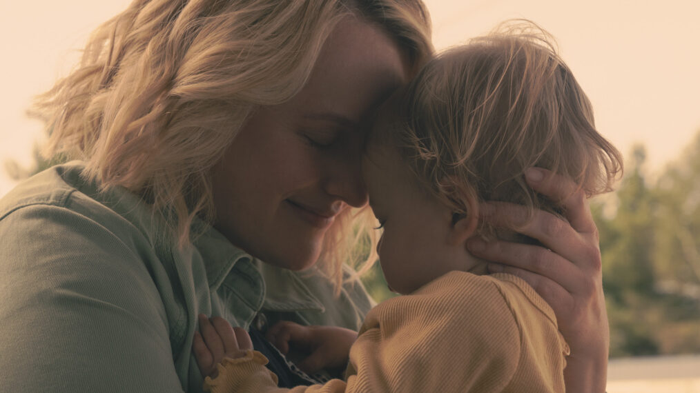 Elisabeth Moss as June in 'The Handmaid's Tale' Season 6 Episode 1 - 'Train'