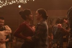 Isabela Merced and Bella Ramsey as Dina and Ellie in 'The Last of Us' Season 2
