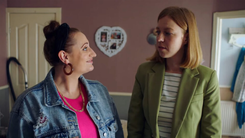Lauren Socha as Cat and Ellie White as Cathy in 'The Other One'