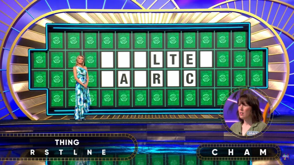 Grace Hamilton on Wheel of Fortune on April 14, 2025