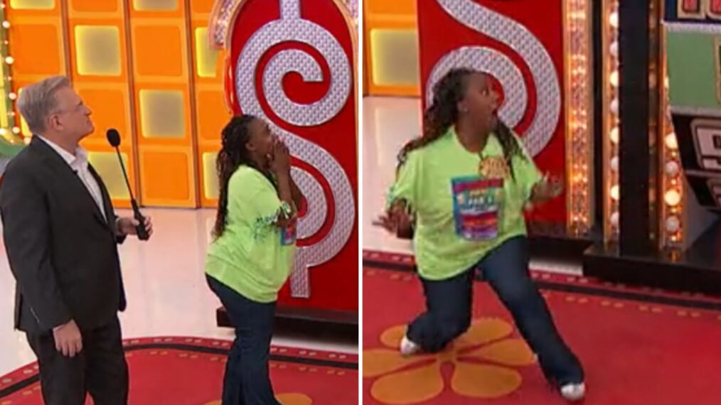 The Price is Right contestant Sabrina Miller on the game show on April 18, 2025