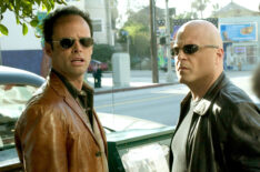 Walton Goggins as Shane Vendrell and Michael Chiklis as Vic Mackey on 'The Shield'
