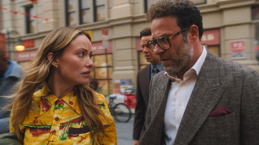 Olivia Wilde and Seth Rogen in The Studio 104