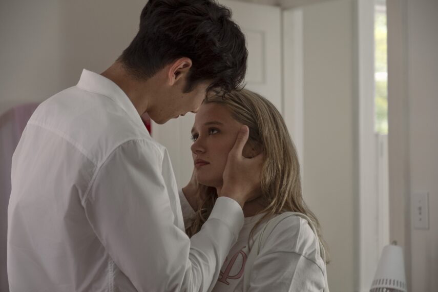 Sean Kaufman and Rain Spencer in 'The Summer I Turned Pretty' Season 3