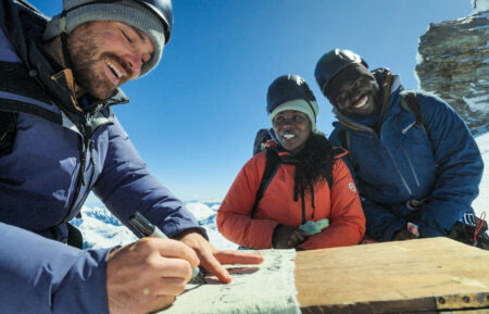 Nick Morgan, Punkin Jackson, and Therron Pittman in 'The Summit' Season 1 finale