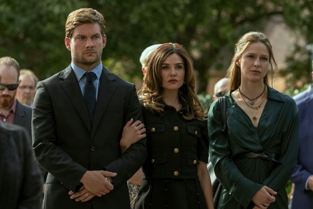 Jake Weary as Cane Buckley, Danielle Campbell as Peyton, Melissa Benoist as Bree Buckley in 'The Waterfront'