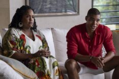 Natasha Rothwell and Nicholas Duvernay in 'The White Lotus' Season 3 finale