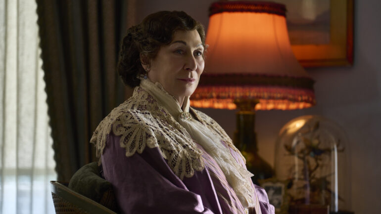 Anjelica Huston as Lady Tressilian — 'Towards Zero'