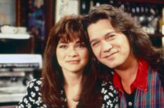 Valerie Bertinelli and Eddie Van Halen in Cafe Americain - 'Home Alone' - Season 1, Episode 7