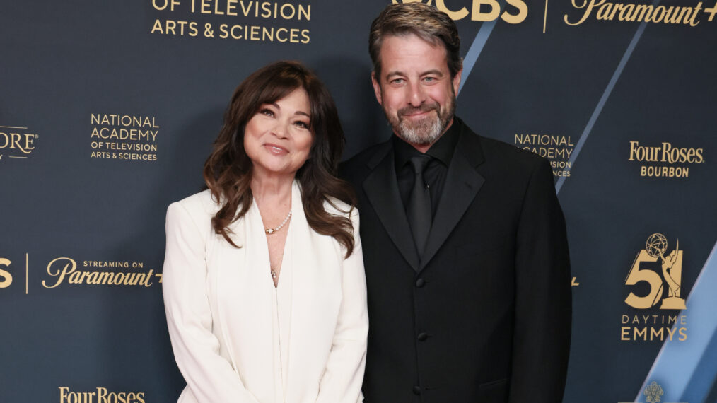 Valerie Bertinelli and Mike Goodnough attend the 51st annual Daytime Emmys
