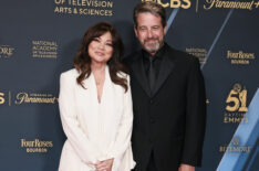 Valerie Bertinelli and Mike Goodnough attend the 51st annual Daytime Emmys