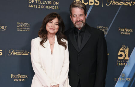 Valerie Bertinelli and Mike Goodnough attend the 51st annual Daytime Emmys