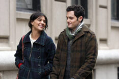 Jessica Szohr, Penn Badgley in Gossip Girl