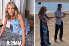 'Wheel of Fortune': Vanna White Does Pushups & Teaches Ryan Seacrest How to Hula Dance