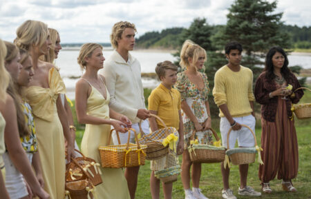 Candice King, Caitlin FitzGerald, Mamie Gummer, Joseph Zada, Esther McGregor, Shubham Maheshwari in 'We Were Liars'