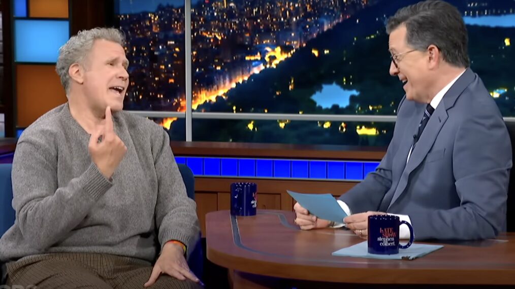 Stephen Colbert and Will Ferrell