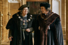 Timothy Spall (Duke of Norfolk), Mark Rylance (Thomas Cromwell) in 'Wolf Hall: The Mirror and the Light' Episode 4 - 'Jenneke'