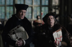 Alex Jennings as Stephen Gardiner and Timothy Spall as Duke of Norfolk in the 'Wolf Hall: The Mirror and the Light' series finale