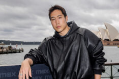 The Last of Us season 2 cast member Young Mazinoy poses during a photocall at Sydney Harbour on March 31, 2025 in Sydney, Australia.