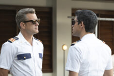 Joshua Jackson and Sean Teale in Doctor Odyssey - Crew Week