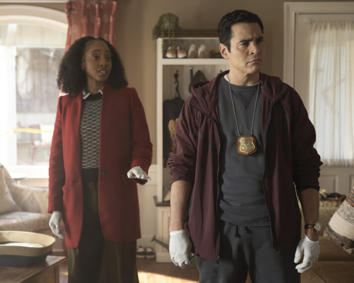 WILL TRENT - “Why Hello, Sheriff” - While investigating a murder in a rural town and clashing with the local sheriff, Will uncovers surprising truths about his past. Meanwhile, Angie makes an unexpected discovery, and Ormewood continues to struggle with his diagnosis. TUESDAY, MAY 6 (8:00-9:00 p.m. EDT) on ABC. (Disney/Wilford Harewood) IANTHA RICHARDSON, RAMÓN RODRIGUEZ