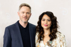 Shawn Ashmore and Alyssa Diaz of The Rookie at the 2025 Disney upfronts