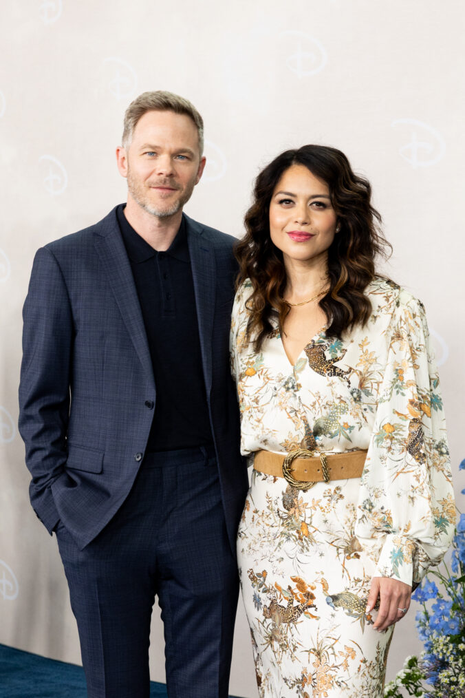 CORPORATE - The Disney Advertising Upfront is a showcase event that brings together all the content corners of The Walt Disney Company on one stage. On Tuesday, May 13, 2025 at North Javits in New York City, an incredible roster of all-star talent will tout their connections to storytelling, Disney, and each other while showcasing their latest projects for the upcoming year. (Disney/Jose Alvarado) SHAWN ASHMORE, ALYSSA DÍAZ