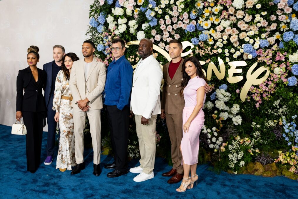 CORPORATE - The Disney Advertising Upfront is a showcase event that brings together all the content corners of The Walt Disney Company on one stage. On Tuesday, May 13, 2025 at North Javits in New York City, an incredible roster of all-star talent will tout their connections to storytelling, Disney, and each other while showcasing their latest projects for the upcoming year. (Disney/Jose Alvarado) MEKIA COX, SHAWN ASHMORE, ALYSSA DÍAZ, DERIC AUGUSTINE, NATHAN FILLION, RICHARD T. JONES, ERIC WINTER, JENNA DWAN