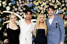 Meg Donnelly, Malachi Barton, Freya Skye, and Milo Manheim of Zombies at the 2025 Disney upfronts