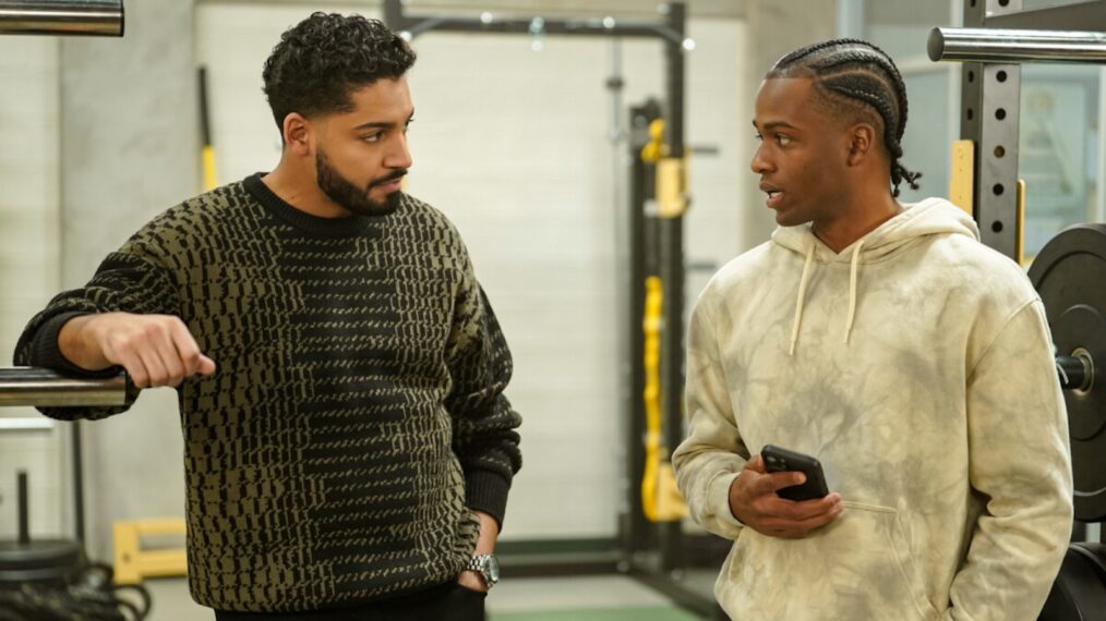 Michael Evans Behling as Jordan Baker and Antonio J Bell as Khalil in All American Season 7