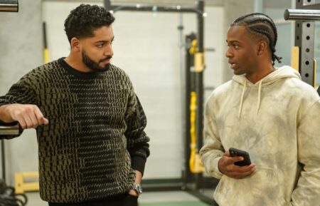 Michael Evans Behling as Jordan Baker and Antonio J Bell as Khalil in All American Season 7