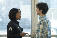 Angela Bassett as Athena and Sam Roach as Graham Key — '9-1-1' Season 8 Episode 17 'Don't Drink the Water'