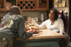 Aisha Hinds as Hen and Angela Bassett as Athena — '9-1-1' Season 8 Episode 17 'Don't Drink the Water'