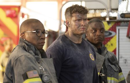 Aisha Hinds as Hen, Oliver Stark as Buck — '9-1-1' Season 8 Finale 