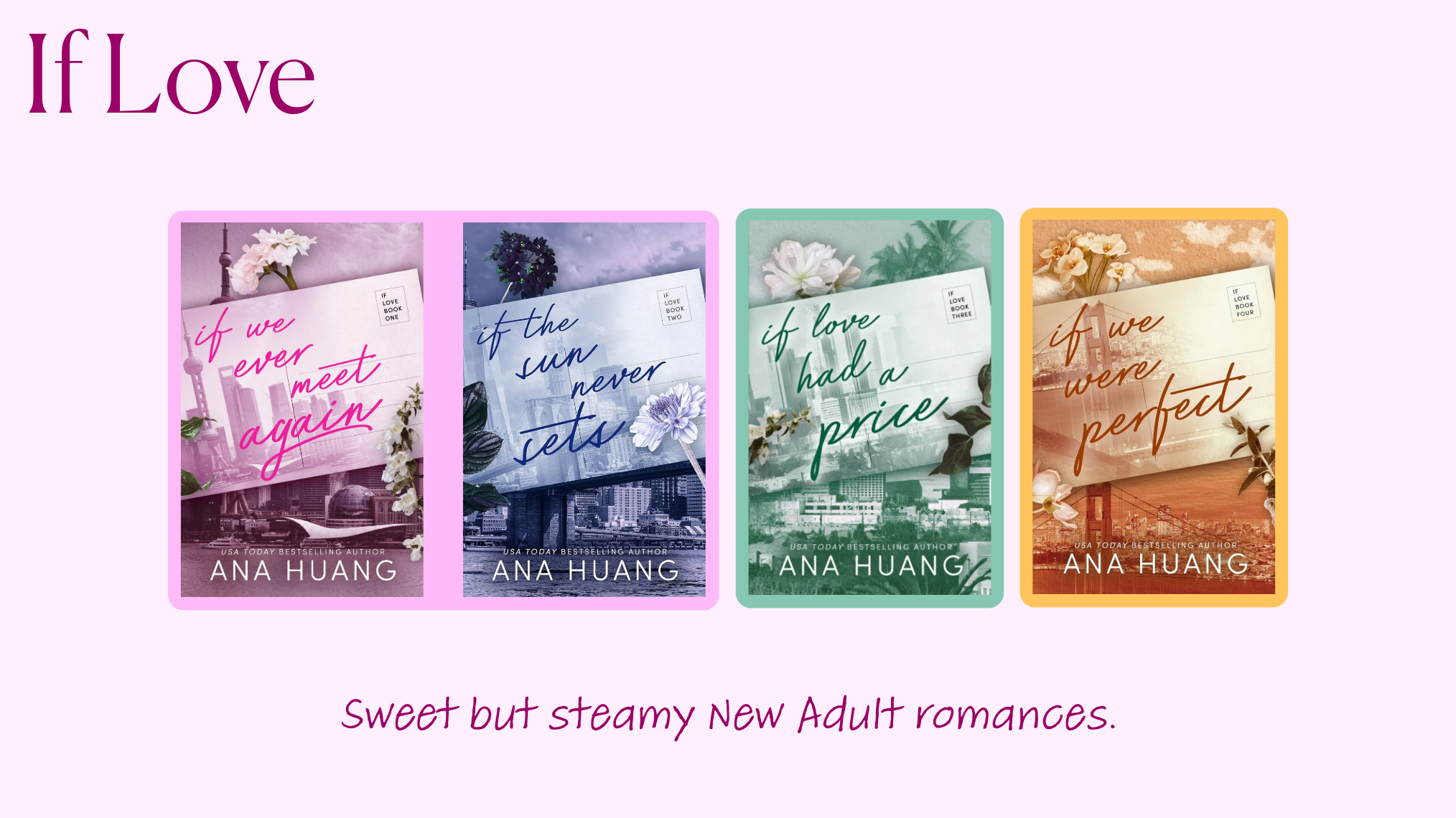 Ana Huang's If Love Series
