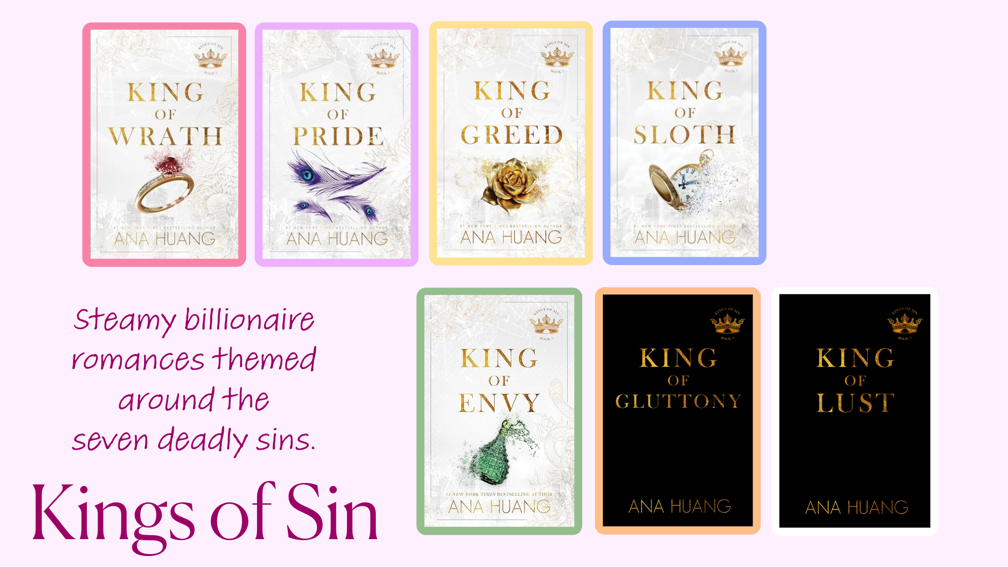 Ana Huang's Kings of Sin Series